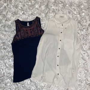 2 Sleeveless Tops 💖💖
